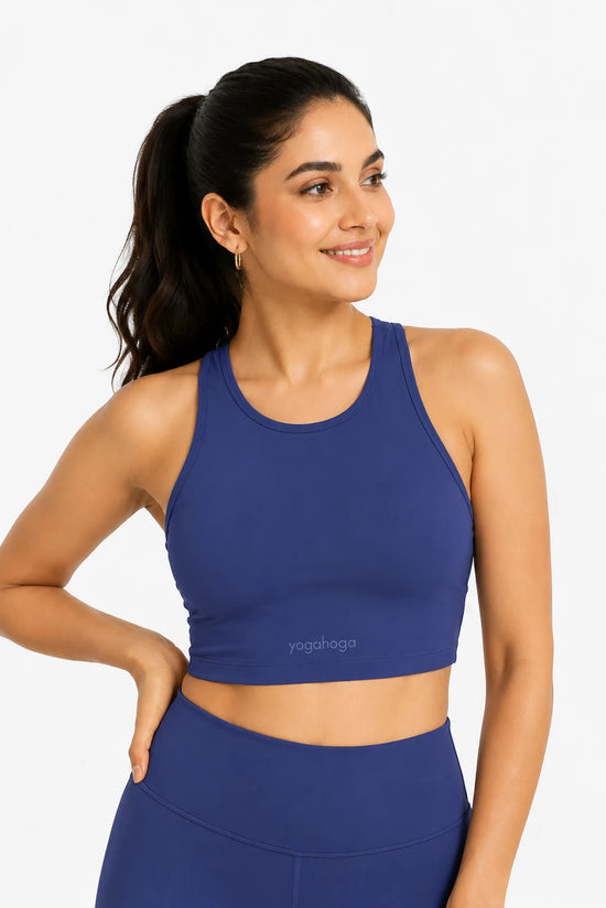 Denim Dream Stretch Sports Bra