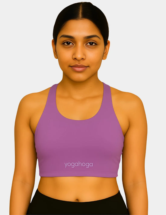 Lavender Haze Stretch Sports Bra