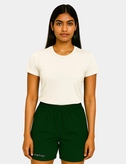 Forest Mist Micro Knit Shorts