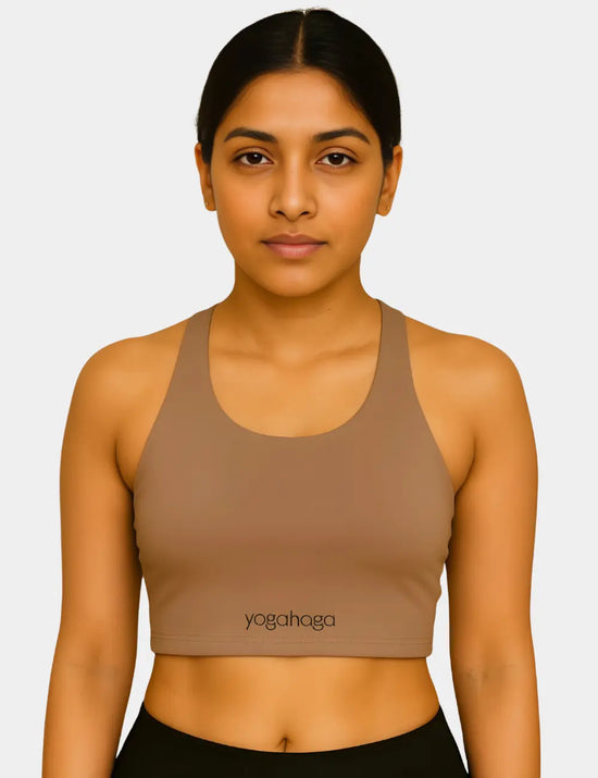Rustic Blush Stretch Sports Bra