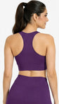 Plum Bliss Stretch Sports Bra