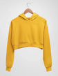 Saffron Haze Premium Crop Hoodie