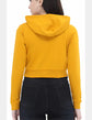 Saffron Haze Premium Crop Hoodie