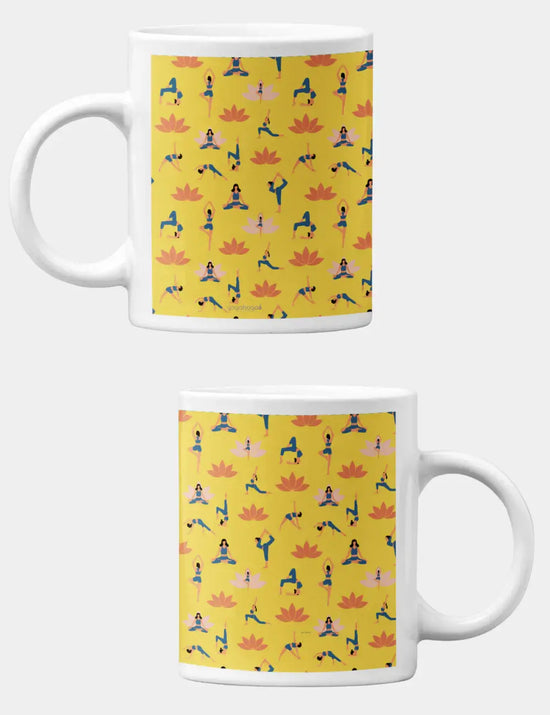 Yellow Lotus flow Coffee Mug