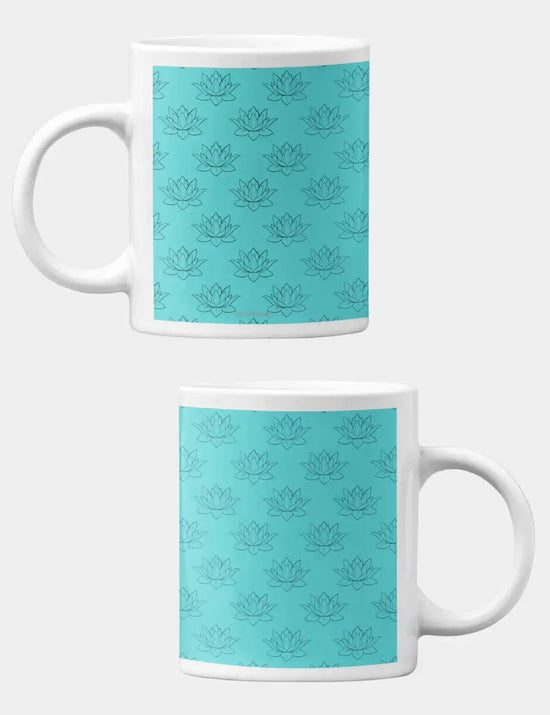 Blue Lotus Bloom Coffee Mug
