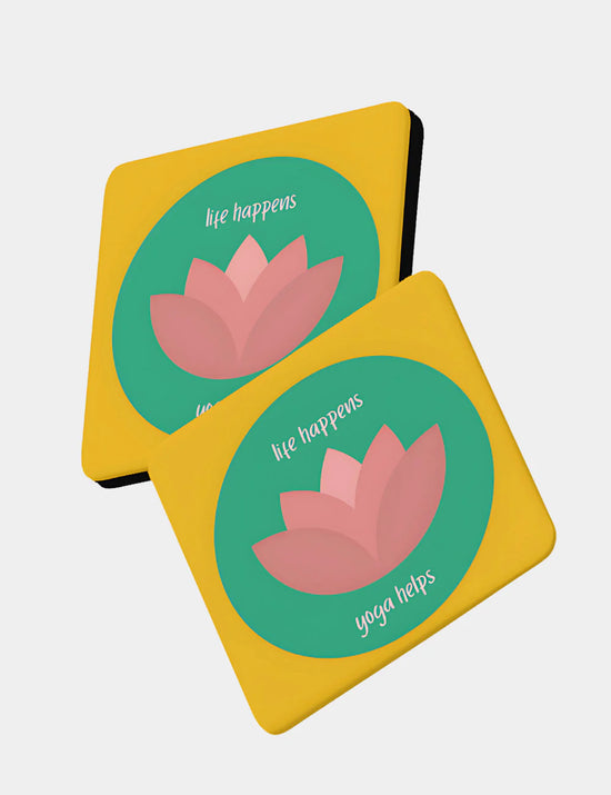 Yoga Always Yellow Coaster